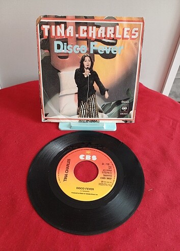 TİNA CHARLES DİSCO FEVER 45RPM DÖNEM PLAK