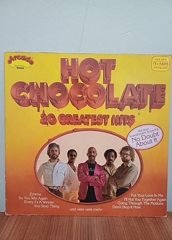 HOT CHOCOLATE 20 GREATEST HİTS DÖNEM LP PLAK 