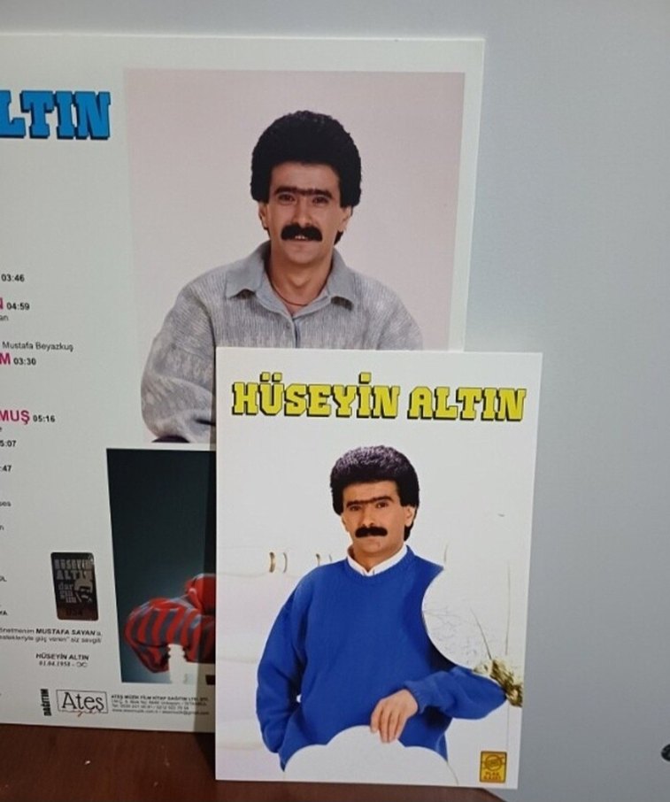 HÜSEYİN ALTIN DARGINIM SIFIR AMBALAJINDA (NUMARALI) LP PLAK - Görsel 4