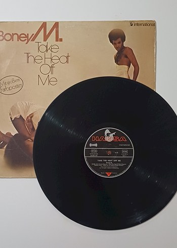 BONEY M TAKE THE HEAT OF ME DÖNEM LP PLAK - Görsel 3