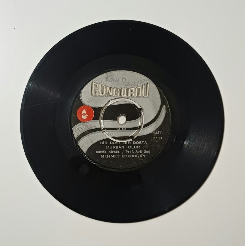 MEHMET BOZDOĞAN DÜŞMAN BELLİ DEĞİL DÖNEM 45LİK PLAK - Görsel 2