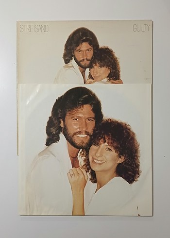 BARBRA STREİSAND - BARRY GİBB GUİLTY DÖNEM LP PLAK - Görsel 6
