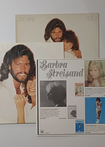BARBRA STREİSAND - BARRY GİBB GUİLTY DÖNEM LP PLAK - Görsel 9