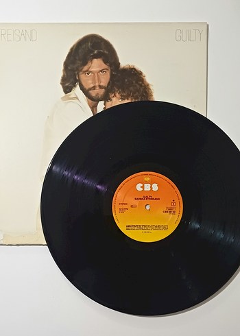 BARBRA STREİSAND - BARRY GİBB GUİLTY DÖNEM LP PLAK - Görsel 7