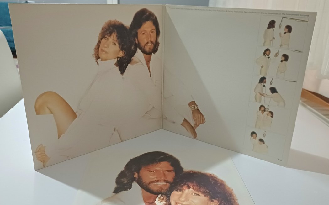 BARBRA STREİSAND - BARRY GİBB GUİLTY DÖNEM LP PLAK - Görsel 4