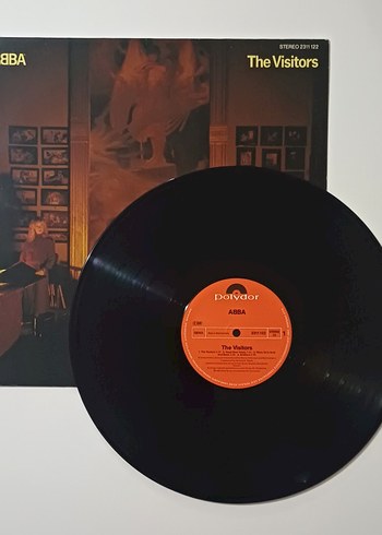 ABBA THE VISITORS 1981 DÖNEM LP PLAK - Görsel 3
