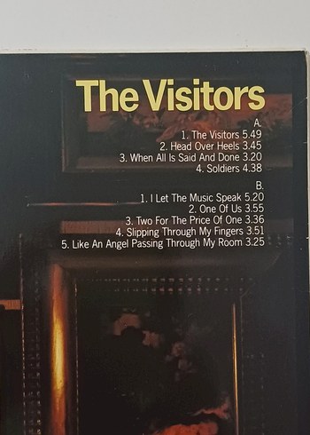ABBA THE VISITORS 1981 DÖNEM LP PLAK - Görsel 4