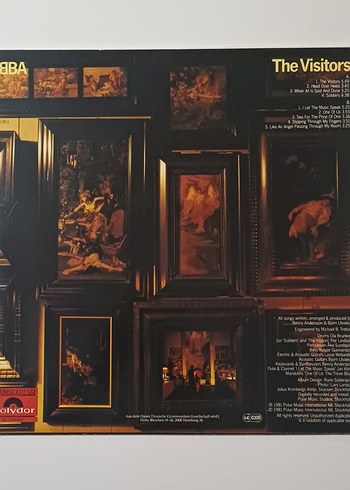 ABBA THE VISITORS 1981 DÖNEM LP PLAK - Görsel 2
