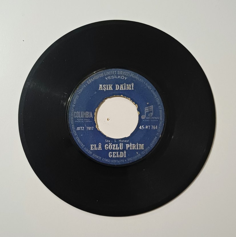 AŞIK DAİMİ MESTE DELİ GÖNÜL DÖNEM 45LİK PLAK - Görsel 2