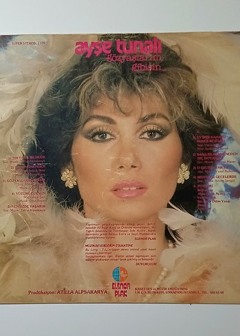 AYŞE TUNALI GÖZYAŞLARIM GİBİSİN DÖNEM LP PLAK - Görsel 2