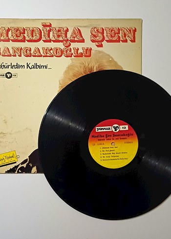 MEDİHA ŞEN MÜHÜRLEDİM KALBİMİ DÖNEM LP PLAK - Görsel 3