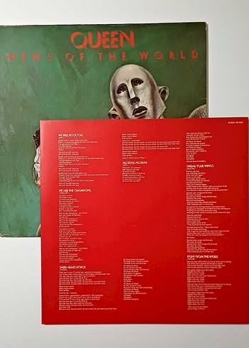QUEEN NEWS OF THE WORLD DÖNEM LP PLAK - Görsel 5