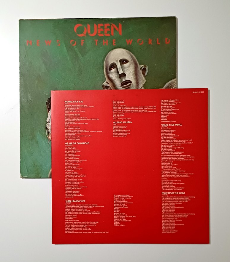 QUEEN NEWS OF THE WORLD DÖNEM LP PLAK - Görsel 5