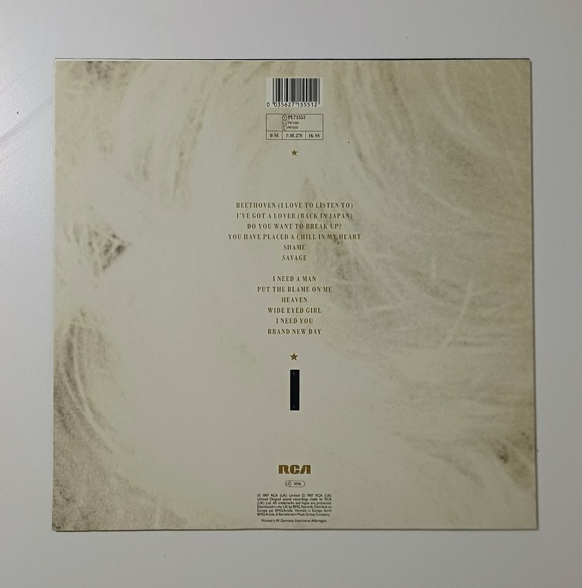 EURYTHMİCS SAVAGE DÖNEM LP PLAK - Görsel 2