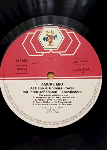 AL BANO & ROMİNA POWER AMORE MİO DÖNEM LP PLAK - Görsel 4