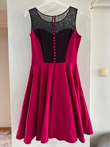 38 Beden pembe Renk Mezuniyet elbisesi