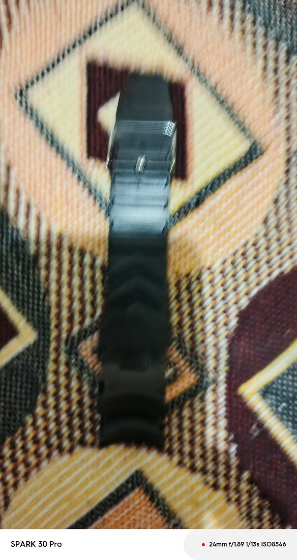 Erkek Siyah Saat Kordonu - Görsel 5