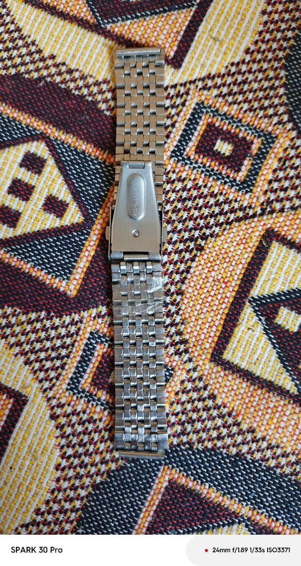 Çok Renkli Retro Erkek Saat Kordonu - Görsel 3