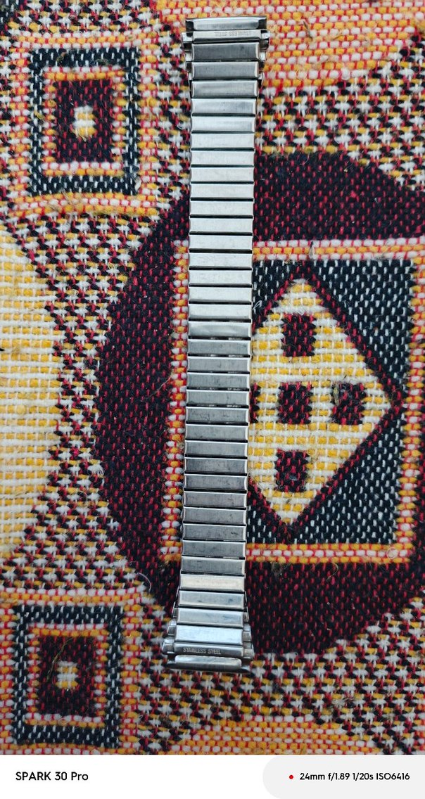 Erkek Çok Renkli Metal Saat Kayışı - Görsel 4