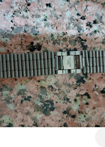 Erkek Vintage Gri Altın Saat Kordonu - Görsel 3