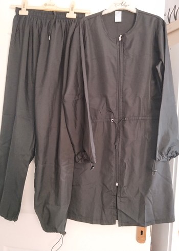 Siyah Uzun Kadın Haşema Takımı - Görsel 2