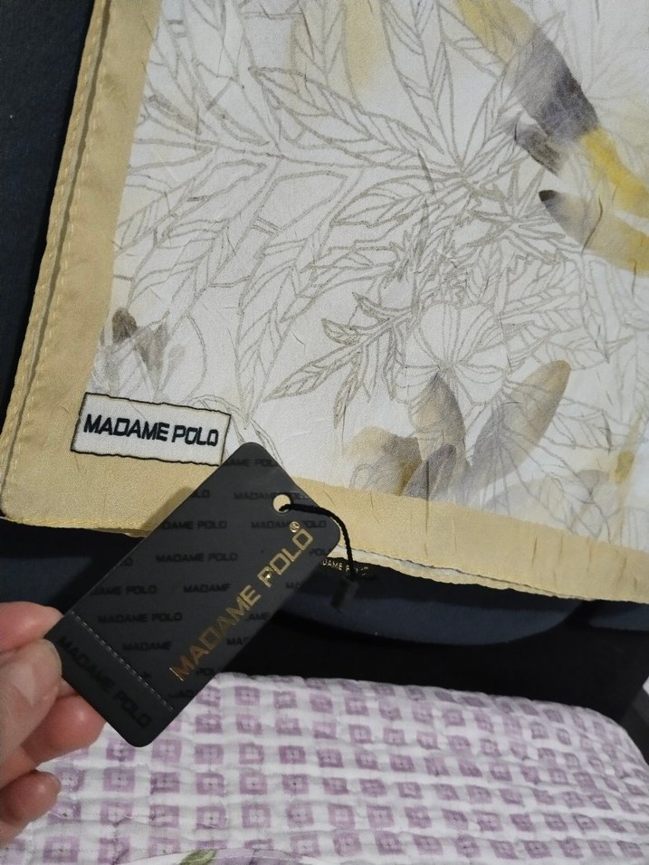 Bej Bohem Tarzı Kadın Şal - Görsel 2