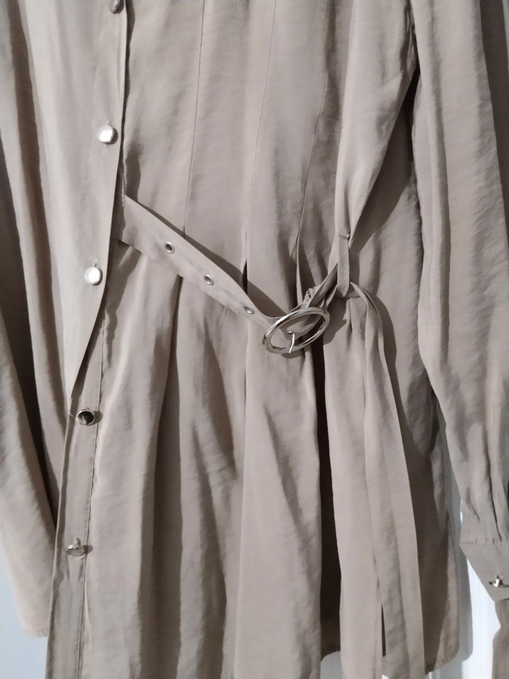 Bej Uzun Kollu Kadın İkili Takım - Görsel 3