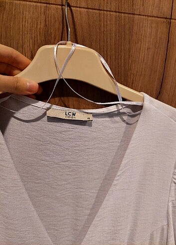 Keten beyaz elbise - Görsel 3