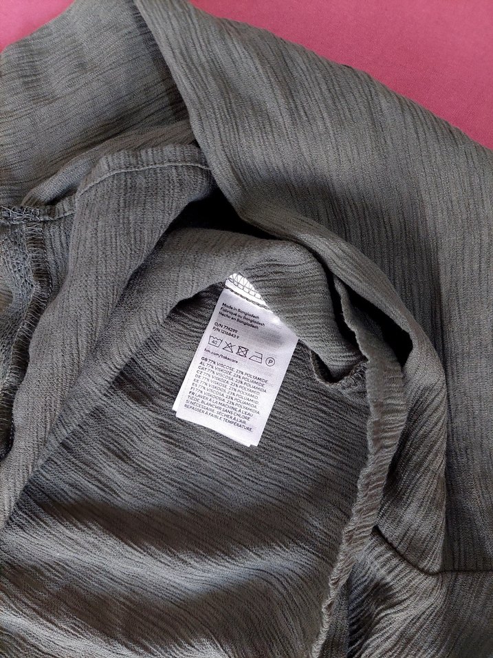 Kız Çocuk yeşil Keten Bolero - Görsel 2