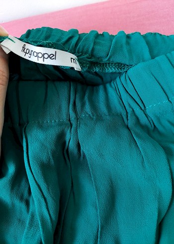 yeşil kapaklı her iki yanı cepli etek - Görsel 2