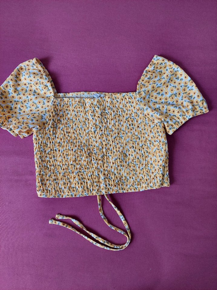 Dantel Detaylı Bohem Mini Bluz - Görsel 2
