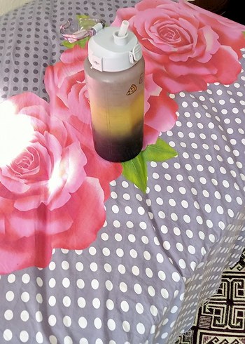 bej büyük su şişesi suluk - Görsel 4