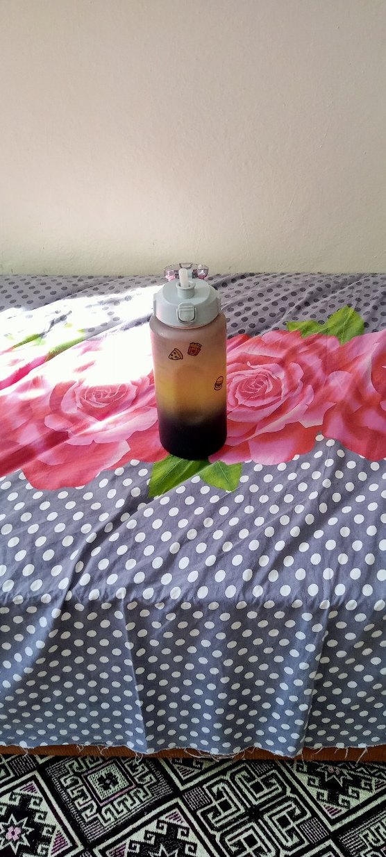 bej büyük su şişesi suluk - Görsel 5