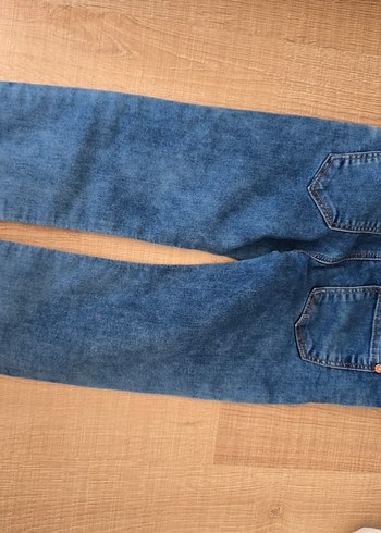 5 Yaş Beden mavi Renk Mavi Normal Boy Elastik cocuk Kot Pantolon