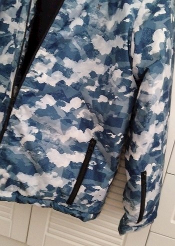 Erkek Çocuk Kamuflaj Desenli Fermuarlı Mont - Görsel 8