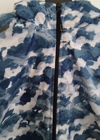 Erkek Çocuk Kamuflaj Desenli Fermuarlı Mont - Görsel 5