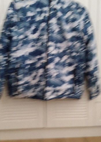 Erkek Çocuk Kamuflaj Desenli Fermuarlı Mont - Görsel 3