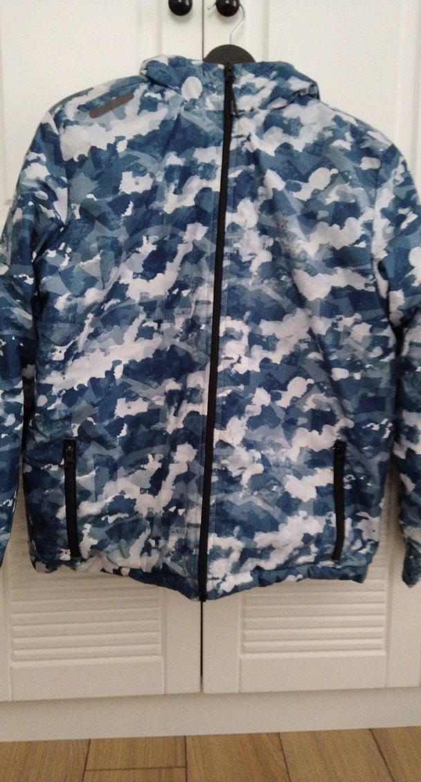 Erkek Çocuk Kamuflaj Desenli Fermuarlı Mont - Görsel 4