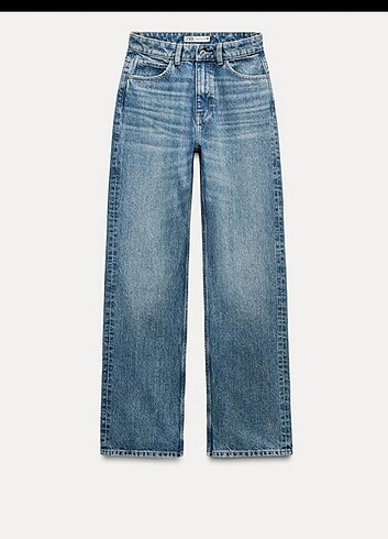 Zara straight fit yüksek bel Jean 