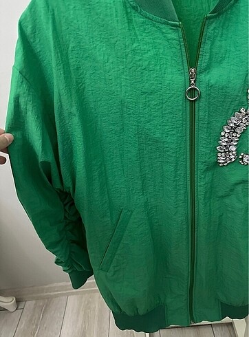 l Beden yeşil Renk Merwish ceket