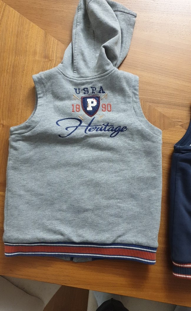 USPA Kapüşonlu Fermuarlı Yelek - Görsel 5