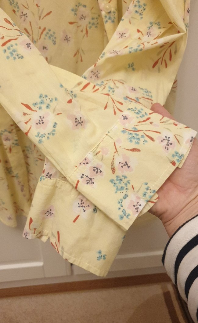 BENETTON Sarı Bohem Uzun Kollu Gömlek - Görsel 4