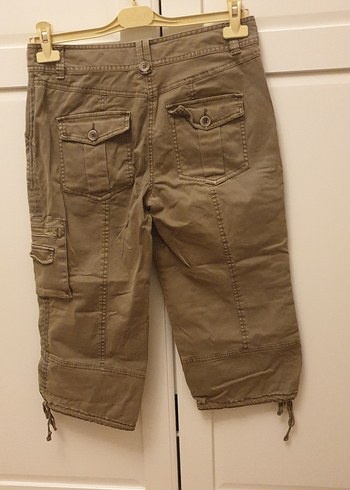 Kadın kanvas kargocu kapri - Görsel 4