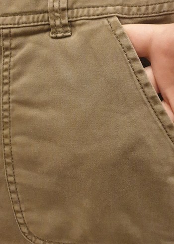 Kadın kanvas kargocu kapri - Görsel 2