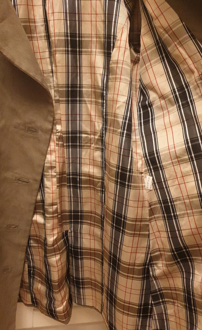 Bej Düğmeli Midi Kadın Trençkot - Görsel 3