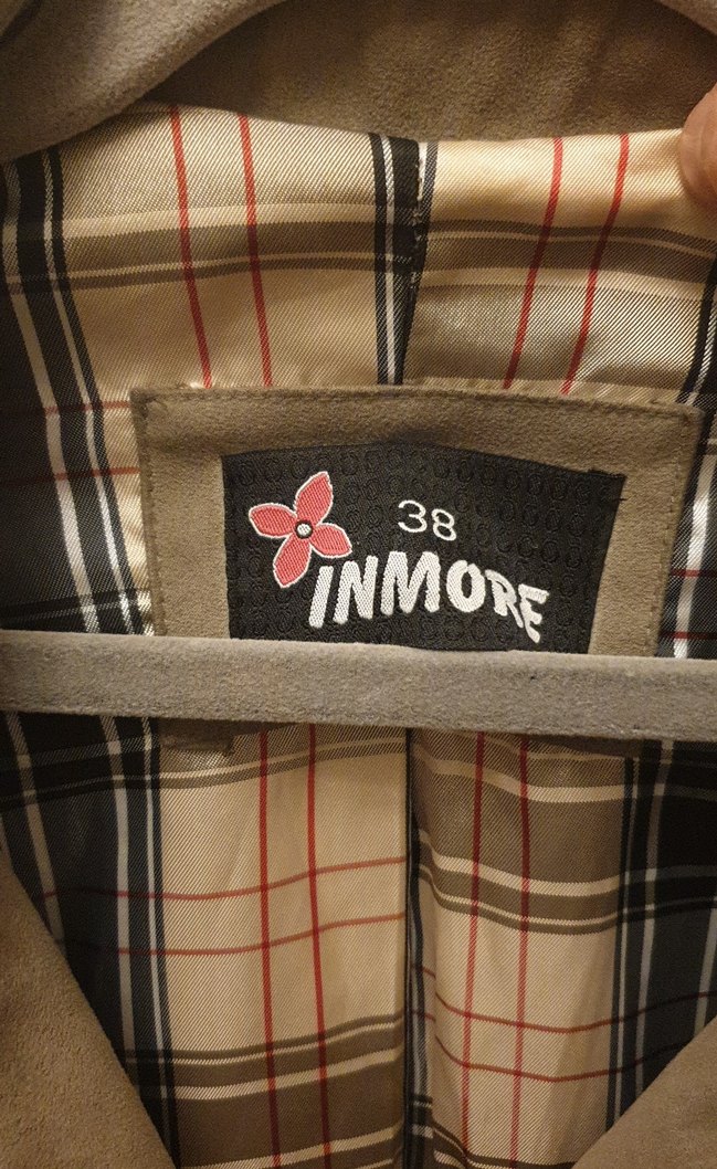 Bej Düğmeli Midi Kadın Trençkot - Görsel 2