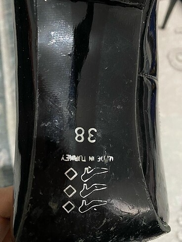 38 Beden siyah Renk Ayakkabı