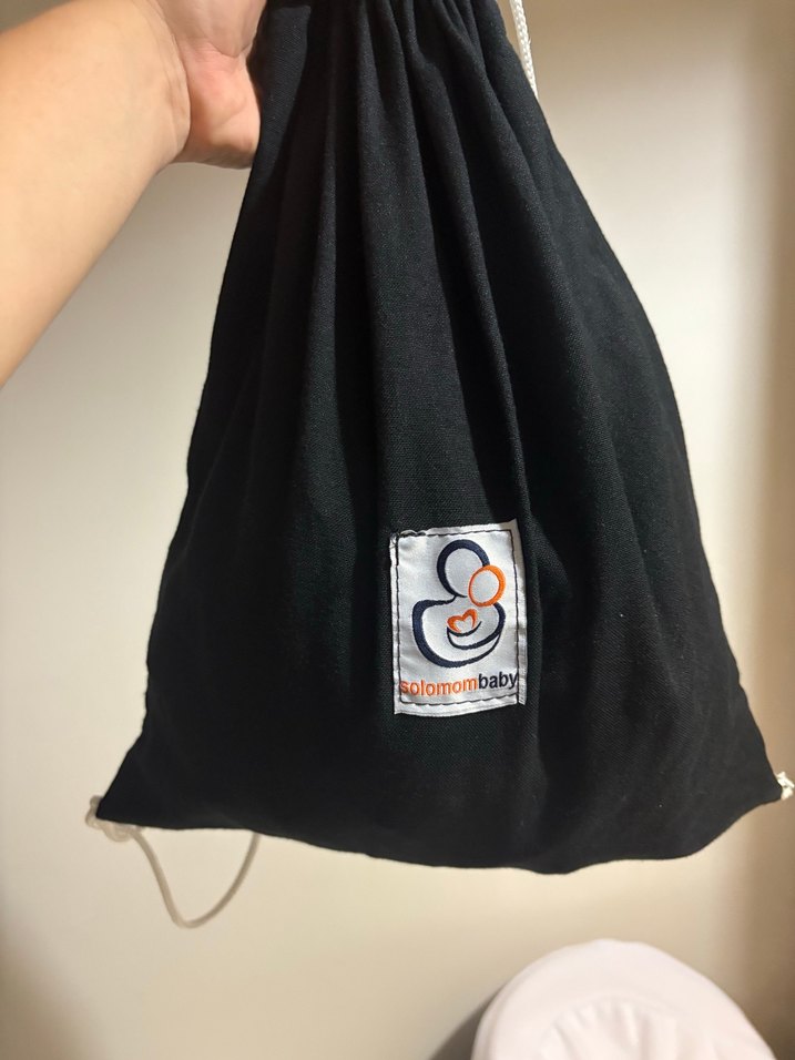 Balık Kraker Desenli Siyah Bebek Kangurusu - Görsel 5