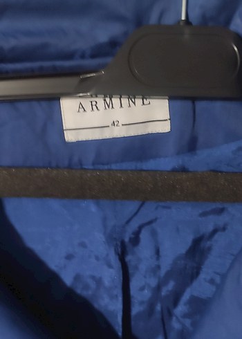 Armine Düğmeli Lacivert Kadın Trençkot