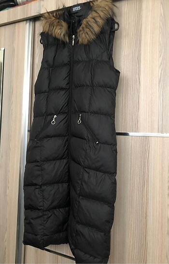 Sıfır kol şişme mont-yelek